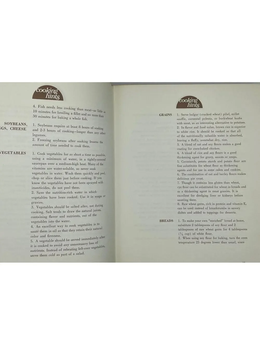 Vintage Rodale Cookbook: 1973 Nutritional Recipes, Illustrated